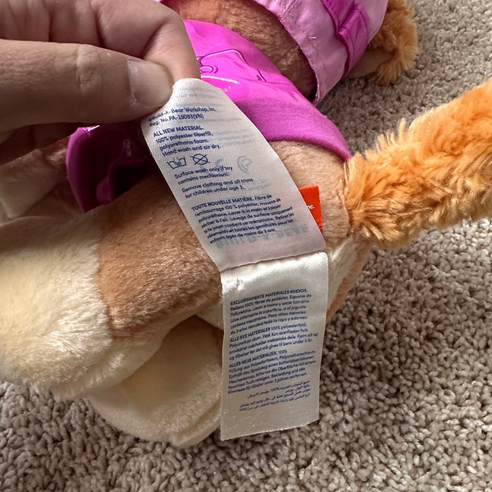 Build-A-Bear Workshop PAW Patrol Skye Plush Pink Pilot Puppy Dog 2020 029204 - Picture 7 of 8